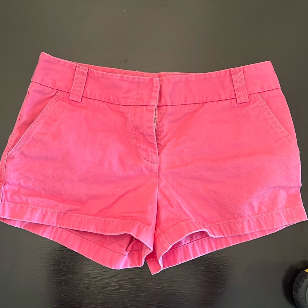 J Crew pink city fit shorts size 8. Great condition